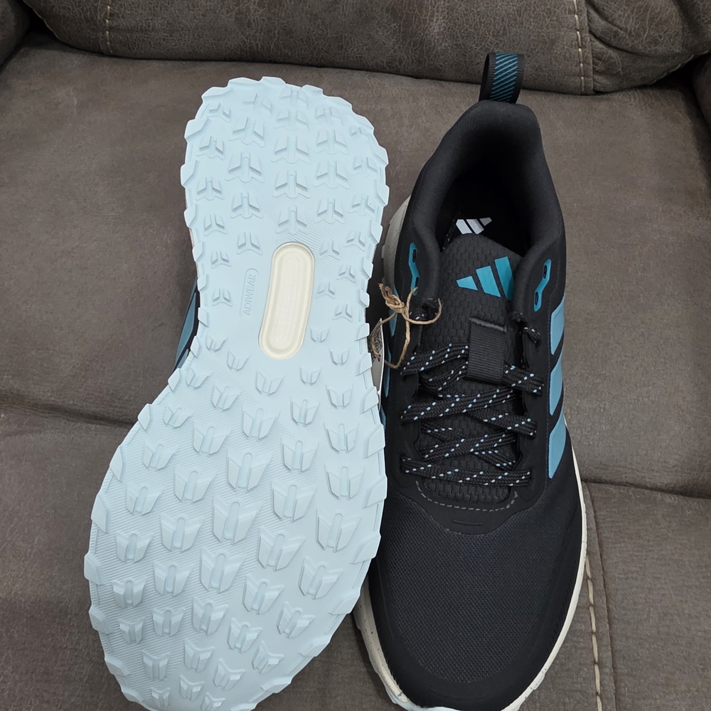 Adidas Runfalcon 5 TR W Running Shoes. Black and Teal - Picture 5 of 5